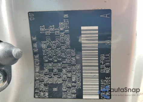 2008 Toyota Sienna Xle from USA, damaged, VIN 5TDZK22C58S151980